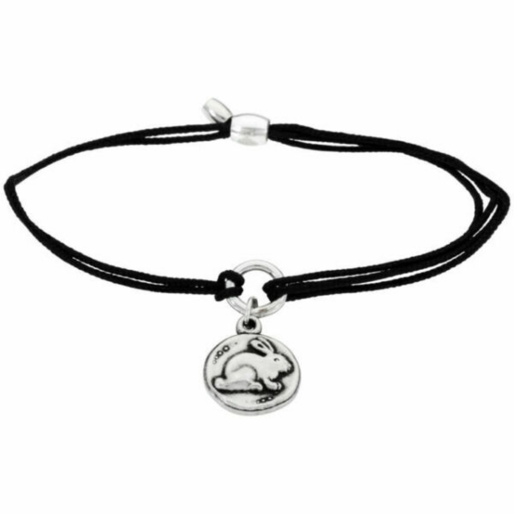 Alex and Ani Kindred Cord Bunny Pull Cord Bracelet